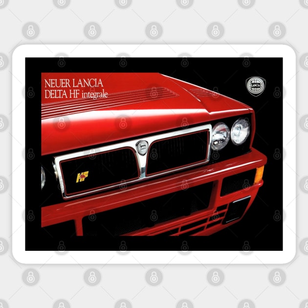 DELTA INTEGRALE - brochure Sticker by Throwback Motors